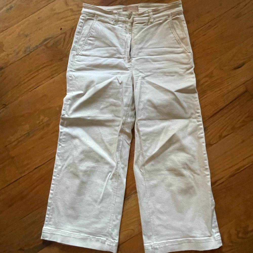 Everlane wide-leg cropped pants